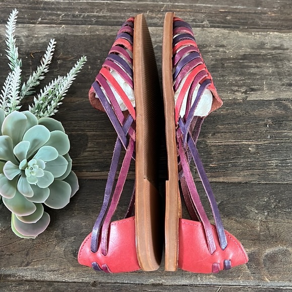 ❌SOLD OUT❌ VINTAGE leather sandals from Brazil - NEW - size 8 & 8.5 - Picture 3 of 8